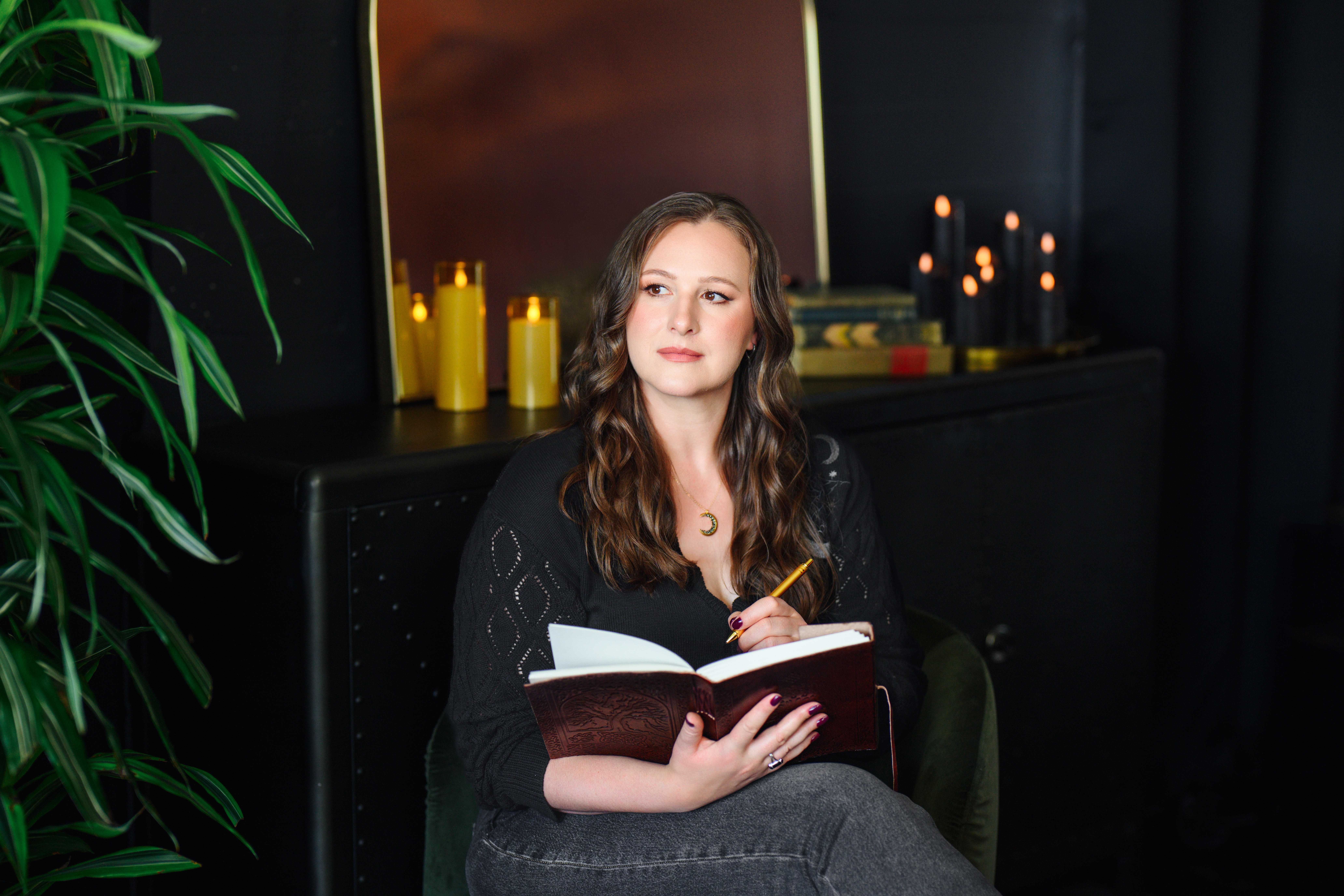 Image of Christine Witcher writing